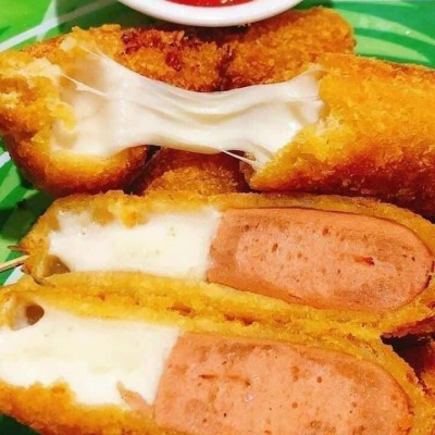 XÚC XÍCH HOT DOG PHÔ MAI HÀN QUỐC