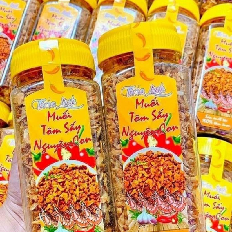 MUỐI TÔM SẤY NGUYÊN CON VỊ MUỐI THẢO LINH